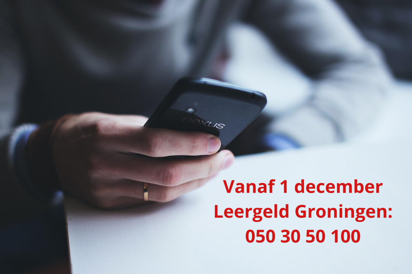 050 30 50 100 is ons nieuwe telefoonnummer